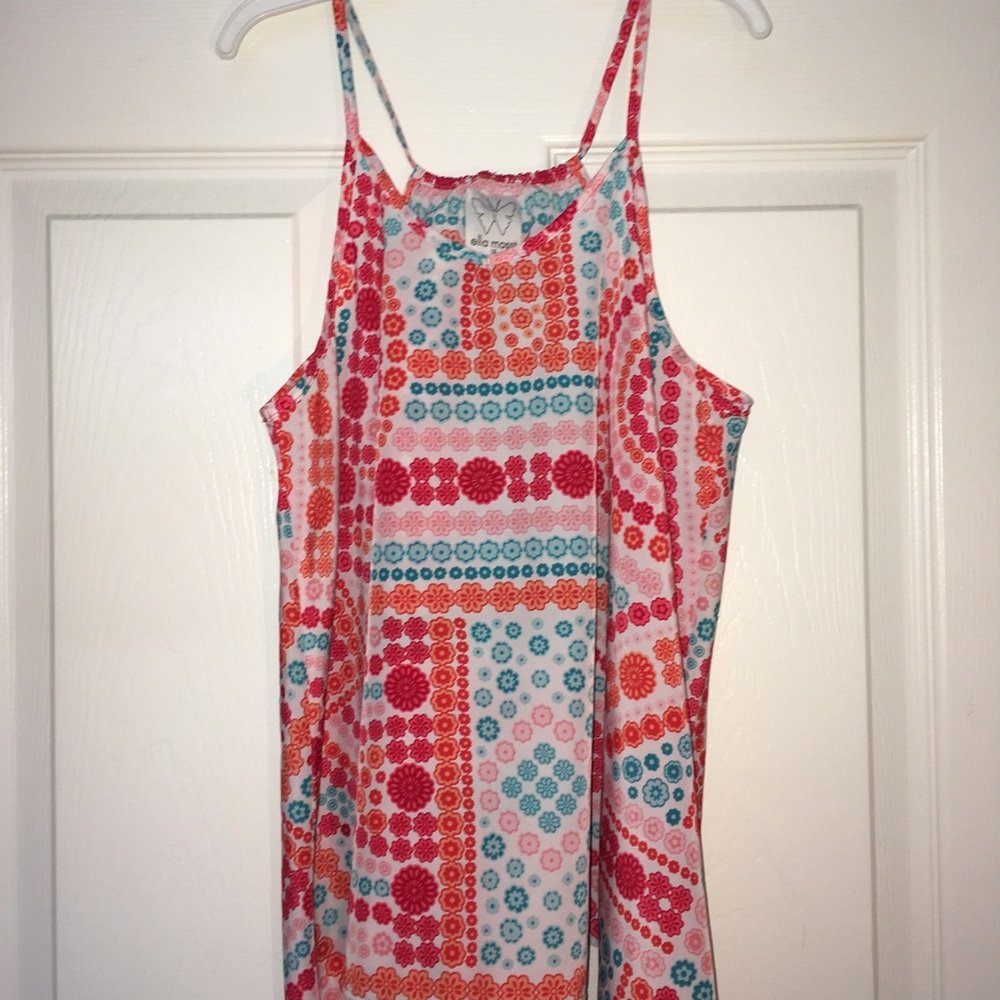 floral tank top
